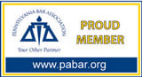 Pennsylvania Bar Association Your Other Partner Proud Member www.pabar.org