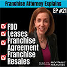Franchise Attorney Explains | FDD | Leases | Franchise Agreement | Franchise | Resales | Photo of Nancy L. Lanard